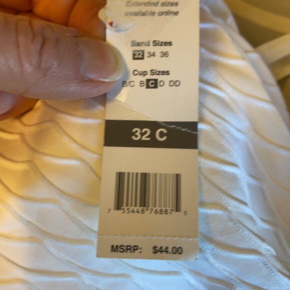 Sundazed Simone Underwire White Halter Wrap Swimsuit Top 32C New with tags - Picture 7 of 7